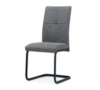 Dining Chair Venezia Cantilever Dark Grey 2pcs