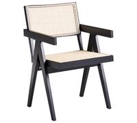 Dining Chair WESTBROOK Wood Black