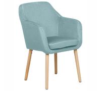 Dining Chair YORKVILLE II Velvet Light Blue
