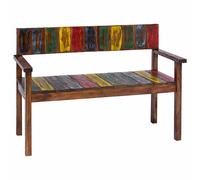 Dining Chairs 4pc Multicolour Solid Reclaimed Wood 45x45x86cm Seat46cm Vintage+