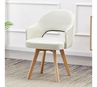 Dining Chairs - Modern Upholstered Fabric Accent Side Chairs with Solid Wood Legs for Dining Room, Restaurant & Hotel - Comfortable Armchairs for Elegant Spaces