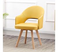 Dining Chairs - Modern Upholstered Fabric Side Chairs with Solid Wood Legs for Dining Room, Restaurant & Hotel - Comfortable Armchairs