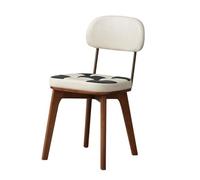 Dining Chairs, Modern Upholstered Leather Guest Chairs for Reception and Dining Room, Sturdy Wooden Frame, Comfortable and Elegant Design