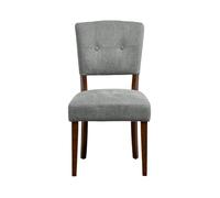 Dining Chairs Oakridge Dark Grey/Walnut 2pcs