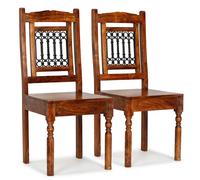 Dining Chairs Office Dining Room Seat Kitchen Dinner Chair Solid Wood vidaXL