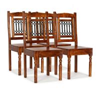 Dining Chairs Office Dining Room Seat Kitchen Dinner Chair Solid Wood vidaXL
