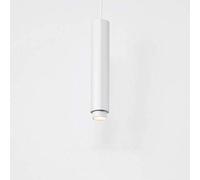 Dining Pendant Lights 7W Led Ceiling Spotlight White Long Tube Hanging Lamp 150Cm Wire Long Adjustable Pendant Ceiling Downlight for Kitchen Island Living Room Bar Counter Shop Decor,Warm Light,