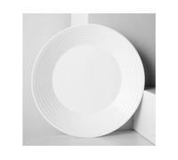 Dining Plate Bowl Dinner Dessert Salad Gloss Dishwasher Microwave White / Black