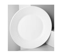 Dining Plate Bowl Dinner Dessert Salad Gloss Dishwasher Microwave White / Black