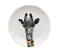 Dining Plates - Funny Animals Mustard Wild Dining Tableware and Water Bottles