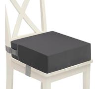 Dining Room Booster Seat For - Adjustable Removable PU Leather Cushion 33x33x8cm Portable Travel Chair Seat Student Safety Harness | Kitchen, Dining Room, E