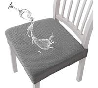 Dining Room Chair Covers | Waterproof Chair Protectors Seat Cushion - Removable Stool Cushion for Outdoor Restaurant Party Yard RV Garden Christmas Bedroom Patio Wedding