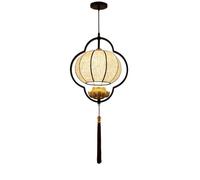 Dining Room Pendant Light Light Fixture Over Table, New Chinese Style Wrought Iron Paint Chaner,Flush Mount Hanging Light, for Dining Room Bedroom Living Room