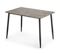 Dining Room Set, Grey Conrete Effect Dining Table, Chairs & Bench Set