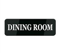 Dining Room Sign For House/Office,Signs For Home,Thick Acrylic Self-Adhesive Modern Design Door Sign 8X3 Inch Home Decor Sign Accessories Door Or Wall