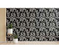 Dining Room Wallpaper Arthouse American Vintage Drawer Liner Black White