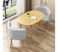 Dining Set for 2, Modern Oval Table with Chairs, Perfect for Small Spaces, Ideal for Dining Room or Kitchen, Stylish and Functional Design