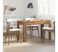 Dining Table 120X60X76 Cm Engineered Wood