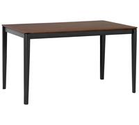 Dining Table 135 x 80 cm Dark Wood CEDAR