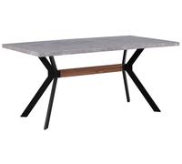 Dining Table 160 x 90 cm Concrete Effect BENSON