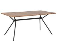 Dining Table AMSTERDAM Dark Brown 160 cm 90 cm