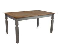 Dining Table 5'0 With 2 X 4'0 Benches Set Grey Wax Mexican Solid Pine
