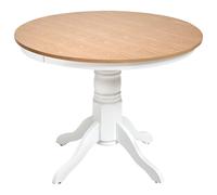 Dining Table AKRON Light Ash Wood 100 cm 100 cm Wood