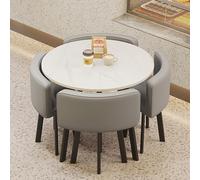 Dining Table and Bench Set for 4SpaceSaving Kitchen Table and Chairs Modern Dining Set for Small Spaces Perfect for Home and Apartment Use