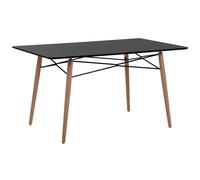 Dining Table BIONDI Black Beech 140 cm 80 cm