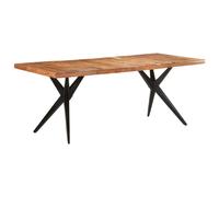 Vidaxl Dining Table 200X90X76 Cm Solid Acacia Wood