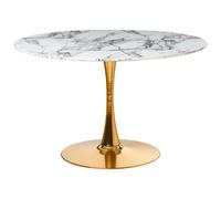 Dining Table BOCA White Marble 120 cm 120 cm