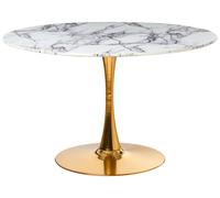Dining Table BOCA White Marble 120 cm 120 cm