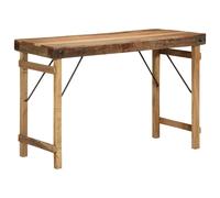 Dining Table Brown 110x55x76cm Solid Reclaimed Wood Rectangular Seats 4 X