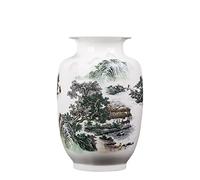 Dining Table Decor Antique Enamel Large-decorative-floor-vases Colored Red-crowned Crane Decorates Sitting Room Vase Kitchen Decor