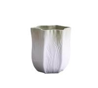 Dining Table Decor Creative Lotus Leaf Chinese Style Ceramic Vase, Living Room Decoration, Suitable For Dried Flowers Kitchen Decor(C)
