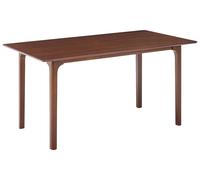 Dining Table DELMAS Dark Ash Wood 160 cm 90 cm