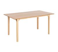 Dining Table DELMAS Light Ash Wood 160 cm 90 cm