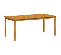 Garden Table Balcony Outdoor Table Dinning Table Solid Acacia Wood vidaXL