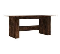 vidaXL Dining Table Kitchen Side Table Dinner Table Smoked Oak Engineered Wood