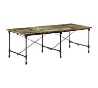 vidaXL Dining Table Dining Room Kitchen Dinner Table Solid Wood Reclaimed
