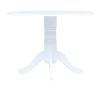 Solid Rubber Wood Dining Table Retro 106cm Kitchen Table Multi Colours vidaXL