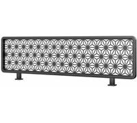 Dining Table Divider Privacy Screen Panel, Hollow Design, 3 Pieces, Elegant Restaurant Bar Decoration