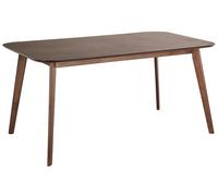 Dining Table EPHRATA Dark Mahogany 150 cm 90 cm