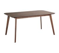 Dining Table EPHRATA Dark Mahogany 150 cm 90 cm