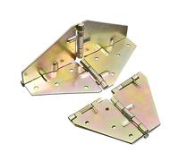 Dining Table Flap Hinge, Folding Dining Table Leafs Support Hinge Heavy Duty Spring Loaded Hinges for A Variety of Furniture Pieces Shelves Cabinets Bar Counters with Screws, 151x1.5x61mm 2 Pack