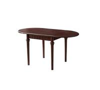 Dining Table French Small Apartment Dining Table Antique Style Solid Wood Oval Folding Dining Room Table