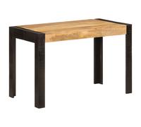 Dining Table Kitchen Dining Room Dinner Table Solid Rough Mango Wood vidaXL