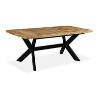 Dining Table Kitchen Dining Room Side Dinner Table Solid Sheesham Wood vidaXL