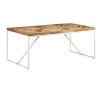 vidaXL Solid Acacia and Mango Wood Dining Table 180x90 cm Kitchen Dining Room