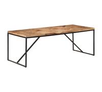 vidaXL Solid Acacia and Mango Wood Dining Table Wooden Dinner Desk Kitchen